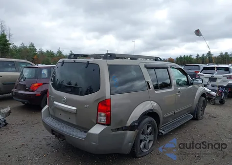 2008 Nissan Pathfinder Se из США, поврежденный, VIN 5N1AR18B28C610901